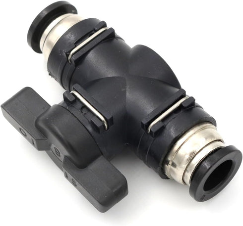 5/32 Push to Connect Ball Valve Union, Air Flow Control Valve Quick Connect Tube Fittings, Pneumatic Valve (5 Pack)