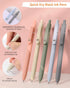 SKYDUE 44Pcs Aesthetic School Supplies, Big Capacity Pencil Case, 12 Highlighters, 11 Gel Pens, College Essentials