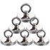 MIKEDE Strong Neodymium Fishing Magnets - 6 Pack, 100 lbs Pulling Force Rare Earth Magnet for Magnetic Fishing