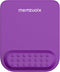 memzuoix Purple Ergonomic Mouse Pad with Wrist Rest, Premium Memory Foam Cushioning, Non-Slip Base for Home Office