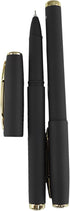Fengtaiyuan 038P18x6 Black Gel Ink Rollerball Pens, Ultra Fine 0.38mm, 6-Piece Box, Comfortable Non-Slip Grip