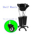 1.5in M8x25 8) Heavy Duty Swivel Caster with Threaded Bar, Nut Spacer, for Shopping Carts, Workbenches and Furniture