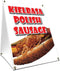 A-Frame Sidewalk Kielbasa Polish Sausage Sign with Graphics On Each Side |