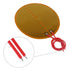 15pcs 70mmx70mm Film Heater Plate Adhesive Pad, 12V 13W Polyimide Heater Plate for Strip Heater