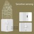 TOPINCN Motion Sensor Castle Night Light, Wall Sconce with Soft Illuminance, Wall Light for Bedroom Staircase Hallway