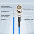 3G 6ft 75 RG179 (4-Pack) 3G-SDI 4K Superbat HDSDI SDI BNC Cable Ohm BNC Male Connector Coax Cable for Camera Monitor