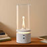 1800K 4-Level White Bedside Lamp with USB-C Cordless Charging, Warm Touch Table Lamp, Eye-Caring Energy-Efficient Small