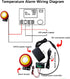 Temperature Controller Kit, PID Digital Display Microcomputer Thermostat Switch for Air Conditioning System