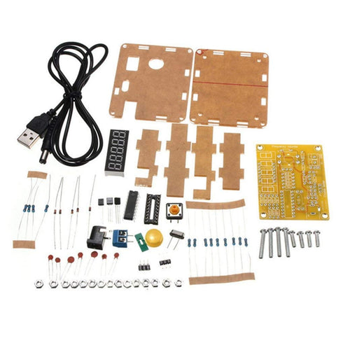 1Hz-50MHz Crystal Oscillator Tester Frequency Counter Tester Measuring Meter Case Durable DIY Led Kit
