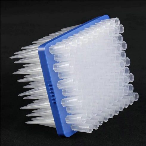 1000ul Universal Pipette Tips with Box, RNase/DNase Free & Pyrogen Safe, 96 Tips/Rack