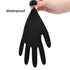 Schneider Nitrile Exam Gloves, Black, Large, Box of 100, 5 mil Disposable Latex Free Food Safe Gloves