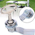 Gas Meter Cam Lock & Key, Zink Alloy Electric Meter Door Cabinet Box Latch Locker Kit for Hardware Tool