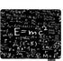 Physics Rectangle Gaming Mousepad, E=mc2 Fun Phenomena Mouse Mat for Computer Desk, 9.5 x 7.9 Inch