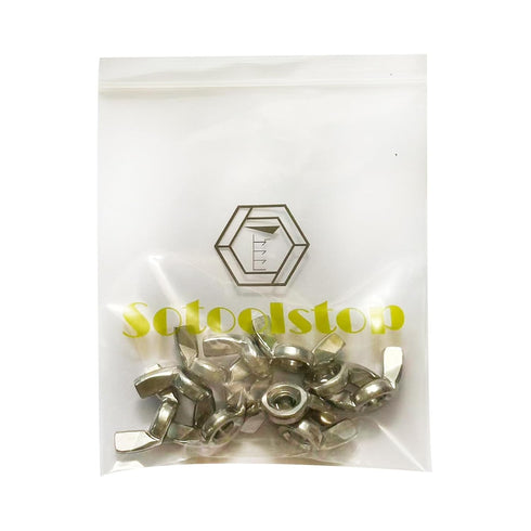 sotoolstop 5/16"-18 18-8(304) 10Pcs-Pack Wing Nuts,Stainless Steel Wing Nuts