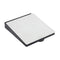 ECR4Kids MessageStor Dry-Erase Glass Board - Memo Station Desk Organizer, White Brick for Office Use