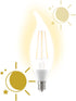 Bulbs, E12 (2 Pack) GE LED+ Dusk to Dawn LED Light Automatic On/Off Outdoor Security Lights, Soft White, Candelabra