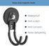 Heavy Duty Magnetic Hooks, Super Strong Garage Magnet Hooks for Indoor & Outdoor Hanging (4 Pack)