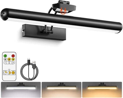 Picture Light for Wall with Remote, Wireless Battery Operated Wall Lights with
