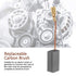 Carbon Brush, 20Pcs Replaceable Great Conductive Carbon Brush for Electric Motor Drill, 100 5*8*16mm