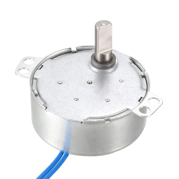 uxcell Electric Motor Turntable Synchronous Motor, 100-127 VAC, 2.5-3RPM, 50/60 Hz for Hand-Made Projects