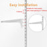 2Pcs 7.6" Single Track System Bracket Upright Bracket Shelf Bracket for Shelves Shelf Install, Bookshelf, Garden