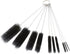 DXG Cleaning Brushes, 8.2 Inch Nylon Tube Brush Set, 10 Pieces for Drinking Straws, Glasses, Keyboards