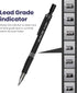 Pacific Arc 2mm Collegiate Lead Holder and Sharpener, Black Drafting Pencil for Artists