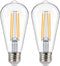 FLSNT Dusk to Dawn Outdoor Sensor ST19 LED Light Bulb, 8W (100W