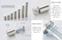 RuoFeng Stainless Steel Wall Mount Glass Standoff Holder 12 Pcs (19x20mm) with Screw Nails Advertising