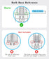 Bulbs 3V Bulbs IP65 2 Pack Solar Light Replacement Light Parts Outdoor, Low Voltage for Solar Pathway Garden Landscape