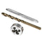 Metric Tap and Die Set, M6 x 1 Tap & Die Thread with 5.0mm Drill Diameter for Tapping Repair