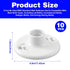 JOUTYFOR 10 Pack E26 Bulb 660w 250v Lamp Holder Medium Base White Ceiling Light Sockets for Incandescent Fluorescent