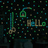 100pcs AM AMAONM Glow in The Dark Luminous Stars Fluorescent Noctilucent Plastic Stars Wall Stickers Glowing Stars