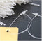 1000pcs Plastic Fastener Hang Tag Snap Lock, 5 Inches Pin Security Loop for Retail Store Clothing