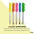 Stylus Ballpoint Pen with Highlighter Tips, 3 in 1 Combo Stylus for Touchscreens, Pack of 5
