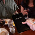 12 Pack Lyellfe Restaurant Check Presenters, Guest Check Card Holder, PVC Leather Check Presenters for Servers, Black