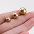 ZORZA 30Pcs Set M3/M4/M5/M6 Elegant Brass Thread Cap Nuts Knob for Lighting Gold Decorative Furniture Lamp Shade Nut