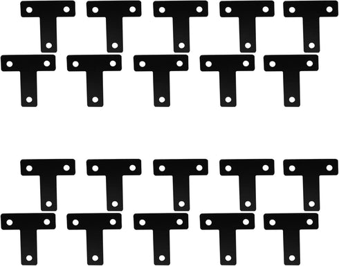 Bonsicoky Stainless Steel T Bracket Corner Brace, 20 Pcs 1.57 x 1.57