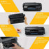 v4ink 49X 53X High Yield Toner Cartridge Replacement for HP P2015dn, P2015, P2010 (Black, 2 Packs)
