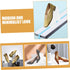 SHINEOFI 8pcs Acrylic Shoe Display Stands Small A-shape Sneaker Shelf Organizer for Retail Store High Heels Sandals