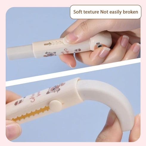 Mangpung 7Pcs Set Beige Cute Cat Stationery Gifts School Supplies Kawaii Japanese Stationery Christmas Birthday GIFS