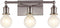 3-Light Vanity Light Fixture, Modern Brushed Nickel Wall Sconce Light Fixture, Industrial