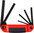 EKLIND 25611 Ergo-Fold Fold-up Hex Key Allen Wrench Set, 6pc SAE Inch Sizes 5/32-3/8