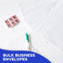 Goefun 250 PCS Self Seal 6x9 Envelopes, White Catalog Envelopes 6x9 for Mailing - Security Printable 100 GSM Paper