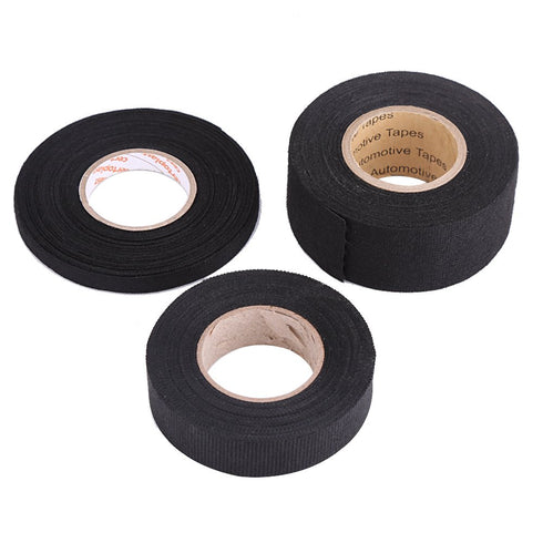 Estink Black Insulation Tape - High Temperature Automotive Wiring Harness Self Adhesive Anti Squeak Tape (19mm×15m)