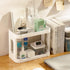 kaileyouxiangongsi 2PCS Kitchen Spice Rack or Bathroom Countertop Organizer, 2-Tier Desk Organizers, White