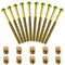 TOVOT 10 Set M6 x 90MM Crib Screws with Nuts Crib Bolts Replacement