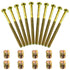 TOVOT 10 Set M6 x 90MM Crib Screws with Nuts Crib Bolts Replacement