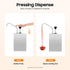 Toolven 4.2Qt Nacho Cheese Dispenser with Pump, Stainless Steel Nacho Cheese Warmer, Hot Fudge Warmer for Cheese