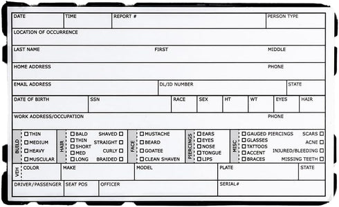 TPK Tactical Pocket Klipboard - Pocket Clipboard for First Responders, Fits 3" x 5" Index Cards